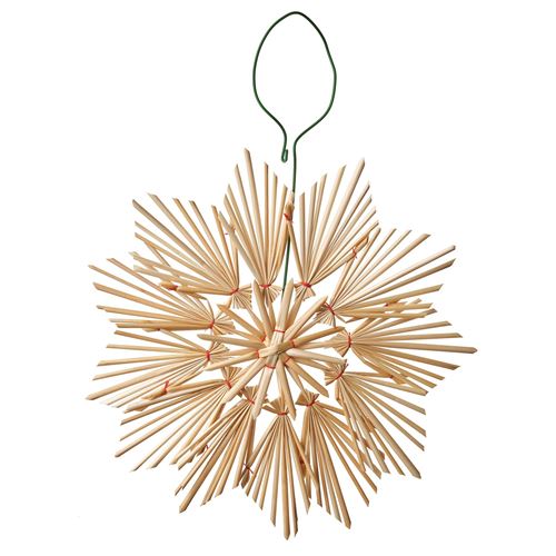 IKEA - VINTERFINT, tree ornament, straw