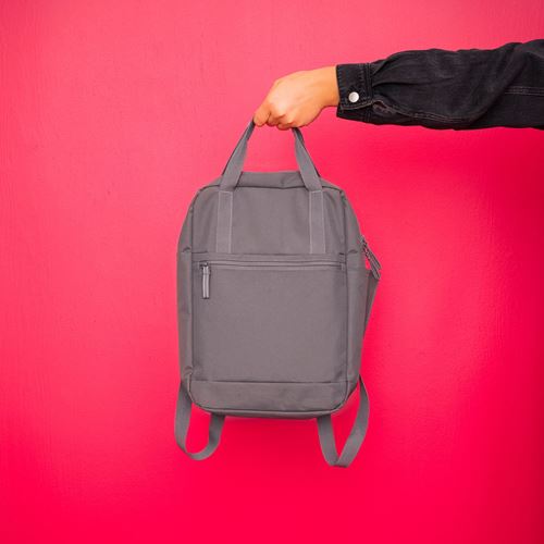 IKEA - STARTTID, backpack, grey, 27x9x38 cm/12 l