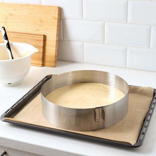 IKEA - TARTBAK, baking frame, stainless steel, 16-30 cm