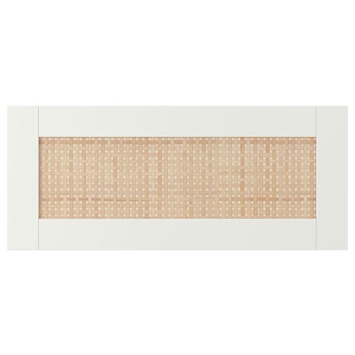 IKEA - STUDSVIKEN, drawer front, white-woven poplar, 60x26 cm