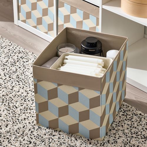 IKEA - DRÖNA, kutu, çok renkli, 33x38x33 cm