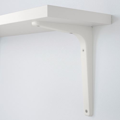 IKEA - BERGSHULT/TOMTHULT, wall shelf, white, 80x30 cm