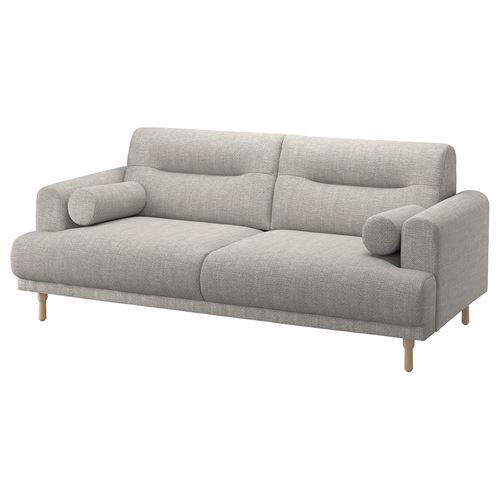 IKEA - LANGARYD, 2-seat sofa, lejde light grey