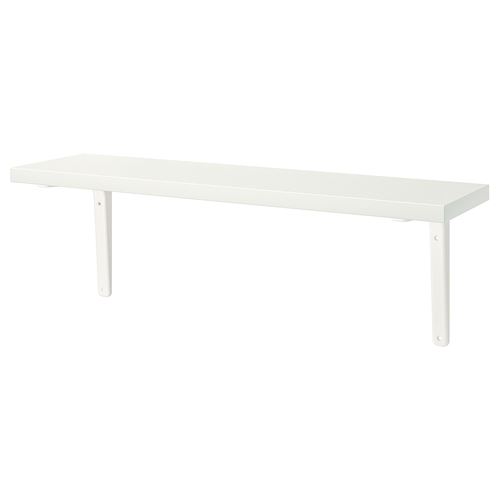 IKEA - BERGSHULT/TOMTHULT, wall shelf, white, 80x20 cm