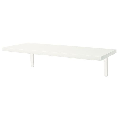 IKEA - BERGSHULT/TOMTHULT, wall shelf, white, 80x30 cm