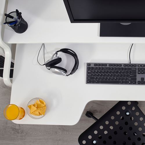 IKEA - FREDDE, gaming desk, white, 140x74x73 cm