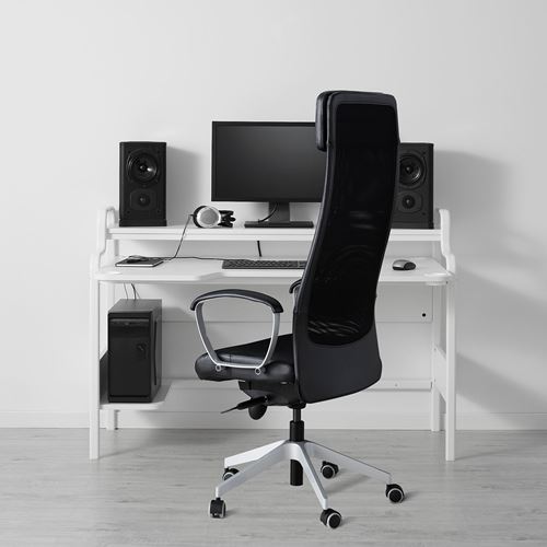 IKEA - FREDDE, gaming desk, white, 140x74x73 cm