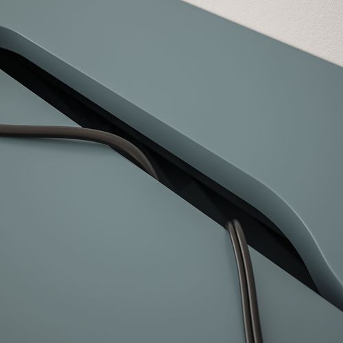 IKEA - ALEX, desk, grey-turquoise, 100x48 cm