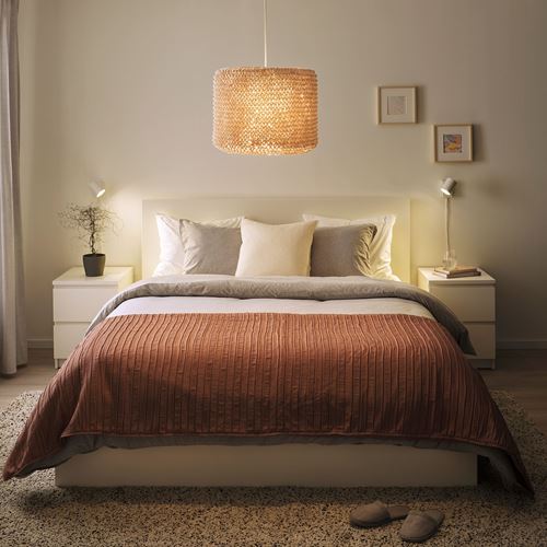 IKEA - LERGRYN/HEMMA, sarkıt lamba, bej-beyaz, 42 cm