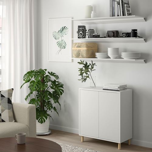 IKEA - TROXHULT, wall shelf, white, 110x32 cm