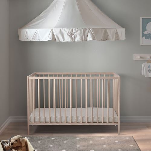 IKEA - SNIGLAR, cot, beech effect, 60x120 cm