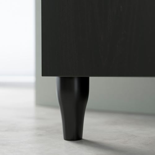 IKEA - KABBARP, leg, black, 10 cm