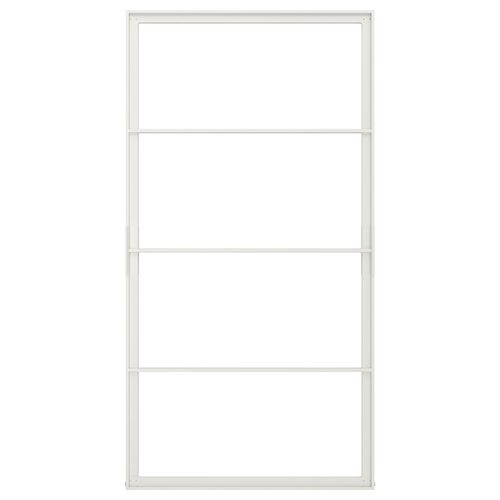 IKEA - SKYTTA, sliding door frame for walk-in wardrobe, white, 102x196 cm