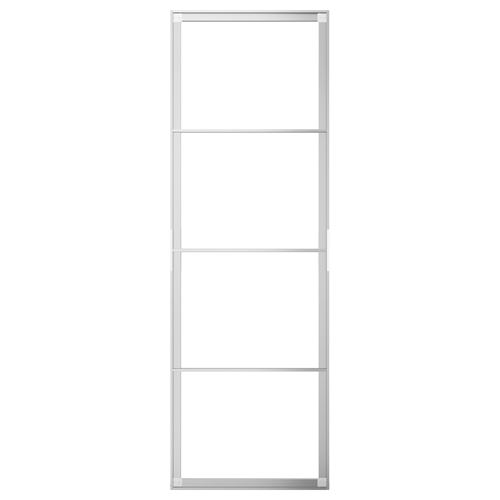 IKEA - SKYTTA, sliding door frame for walk-in wardrobe, aluminium, 77x231 cm