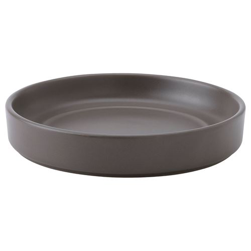 IKEA - AROFULL, candle dish, dark grey, 15 cm