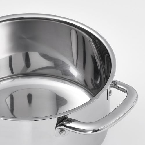 IKEA - IKEA 365+, steel pot, stainless steel, 3 l