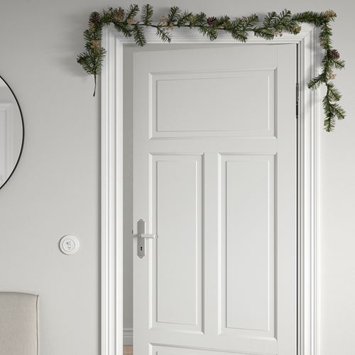 IKEA - SMYCKA, yapay çelenk, yeşil, 2 m