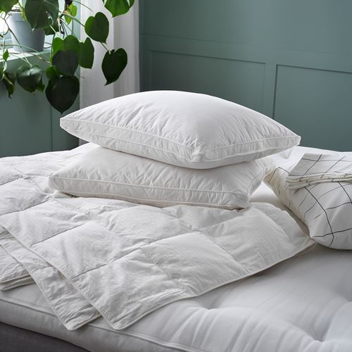 IKEA - FJALLHAVRE, single duvet, white, light warm