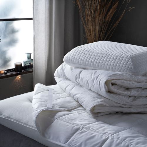 IKEA - STRANDMOLKE, single duvet, white, warm