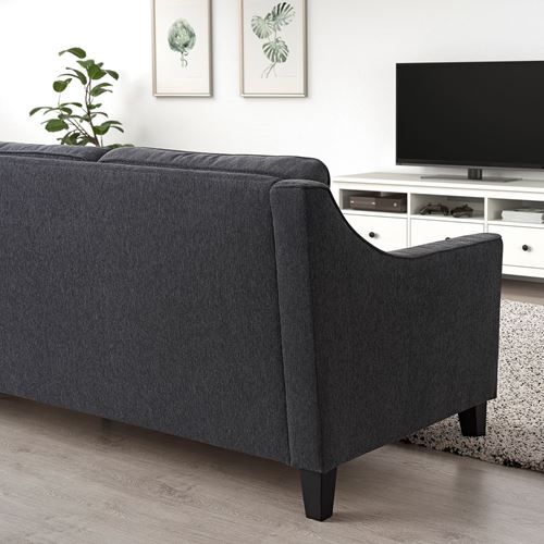 IKEA - FRÖSLÖV, 3-seat sofa, hyllie dark grey