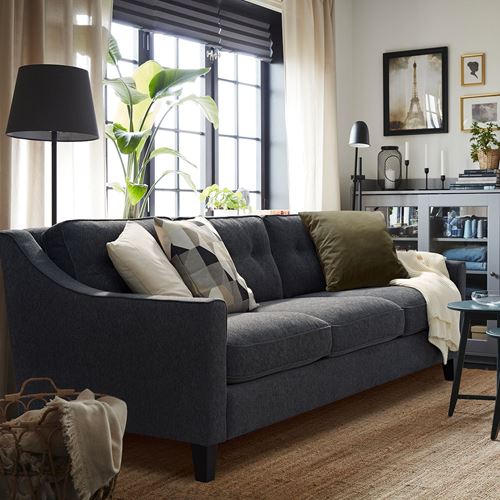 IKEA - FRÖSLÖV, 3-seat sofa, hyllie dark grey