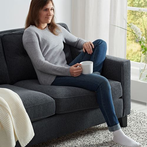 IKEA - FRÖSLÖV, 3-seat sofa, hyllie dark grey
