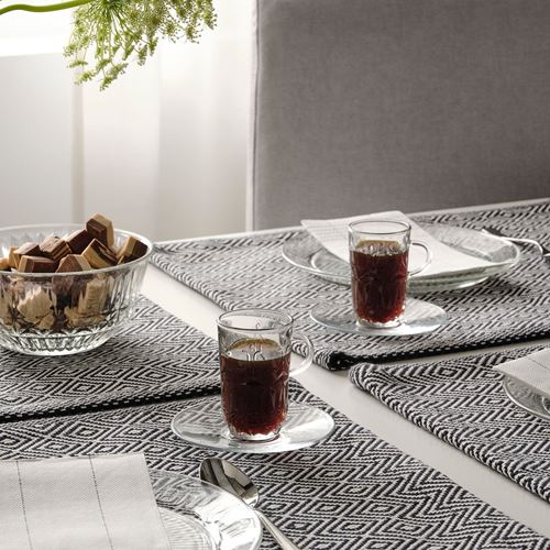 IKEA - SALLSKAPLIG, fincan takımı, cam, 7 cl