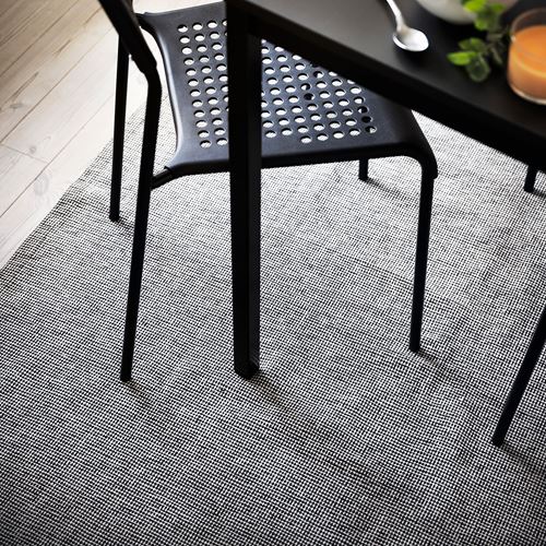 IKEA - TIPHEDE, large rug, grey/white, 155x220 cm