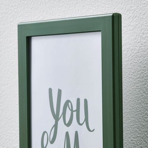 IKEA - FIESTAD, colorful frame, green, 10x15 cm