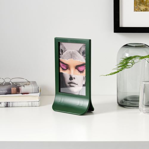 IKEA - FIESTAD, colorful frame, green, 10x15 cm