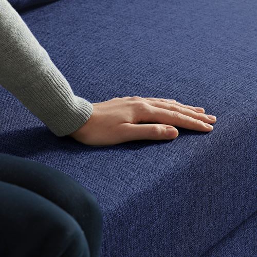 IKEA - ASARUM, 3'lü yataklı kanepe, koyu mavi