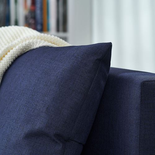 IKEA - ASARUM, 3'lü yataklı kanepe, koyu mavi
