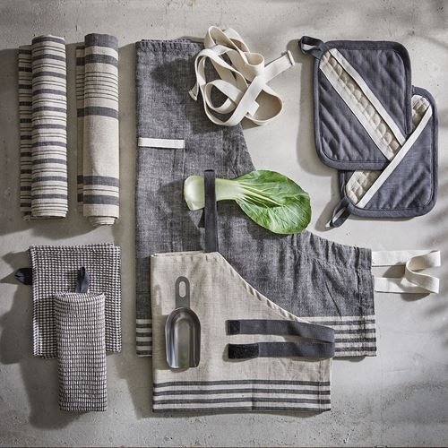 IKEA - MARIATHERES, cleaning cloth, grey/beige, 30x30 cm