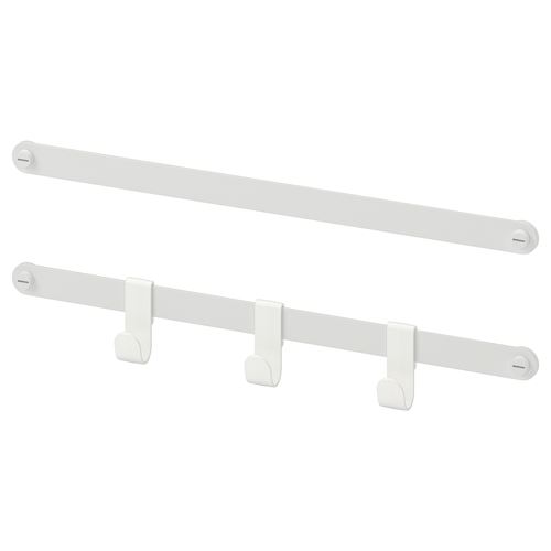 IKEA - HJALPA, suspension rail, white, 40 cm