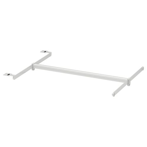 IKEA - HJALPA, adjustable clothes  rail, white, 60-100x55 cm