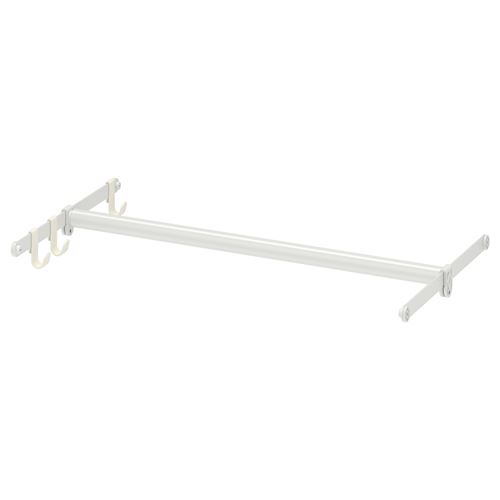 IKEA - HJALPA, adjustable clothes  rail, white, 60-100x40 cm