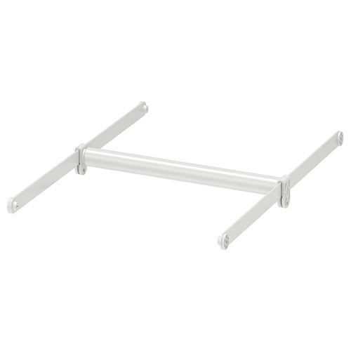 IKEA - HJALPA, adjustable clothes  rail, white, 30-47x55 cm