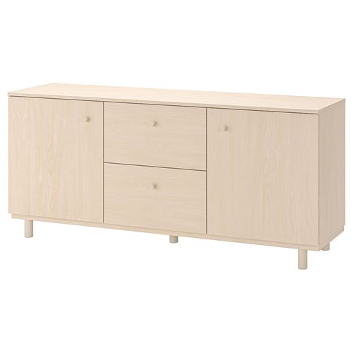 IKEA - ERSNAS, console, birch effect, 180x79 cm