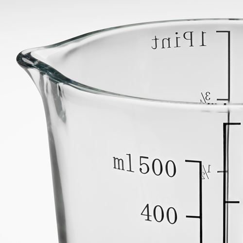 IKEA - GULLPIGG, set of measuring cups, glass, 58 cl