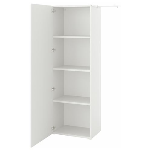 IKEA - PLATSA/FONNES, PLATSA gardırop, beyaz, 90-107x42x181 cm