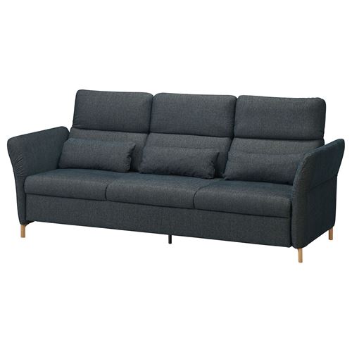 IKEA - FAMMARP, 3-seat sofa, TALLMYRA black/grey