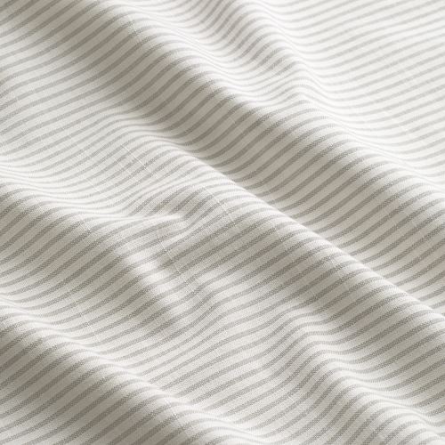 IKEA - BERGPALM, pillowcase, grey-striped, 50x60 cm