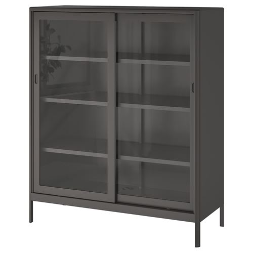 IKEA - IDASEN, office cabinet, dark grey, 120x140 cm