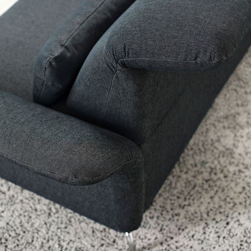 IKEA - FAMMARP, 3-seat sofa, TALLMYRA black/grey