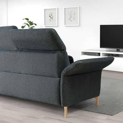 IKEA - FAMMARP, 2-seat sofa, TALLMYRA black/grey