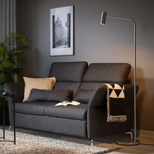 IKEA - FAMMARP, 2-seat sofa, TALLMYRA black/grey