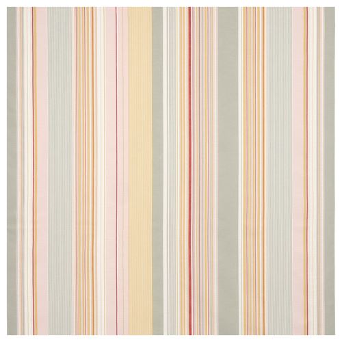 IKEA - SOLMOTT, fabric, pink multicolour/striped, 150 cm