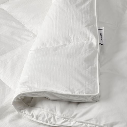 IKEA - FJALLHAVRE, single duvet, white, 150x200 cm