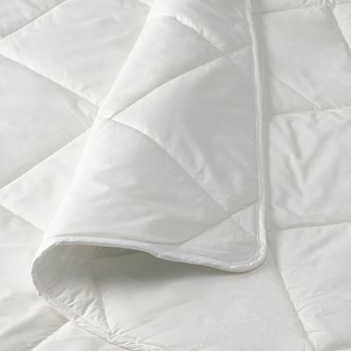 IKEA - RÖDKÖRVEL, single duvet, white, light warm