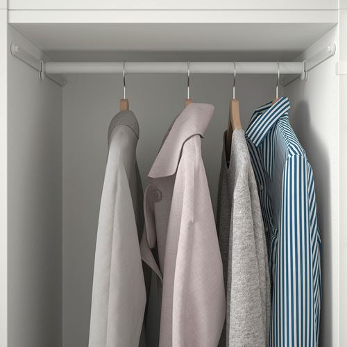 IKEA - PLATSA, PLATSA wardrobe, white, 300x57x241 cm